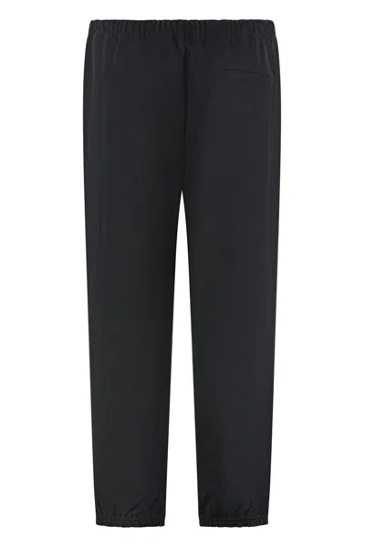 Y-3 Adidas Cotton Track-pants In Black