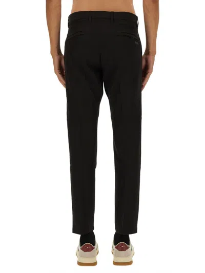 Hugo Boss Tailored Trousers With Side And Back Pockets In Black