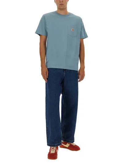 Carhartt Pants "brandon" In Blue