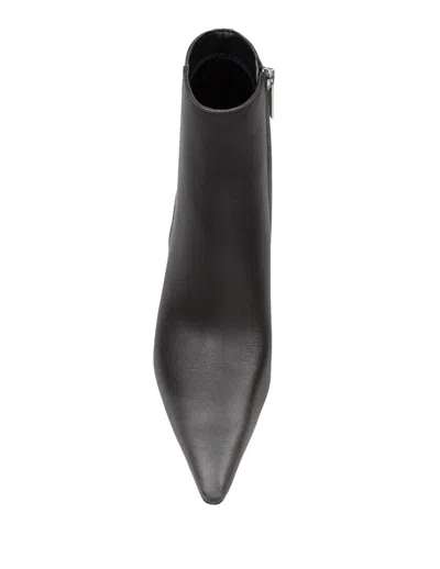 Michael Kors Selina Boot In Leather And Storm Color