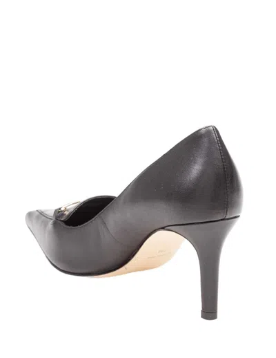 Michael Kors Lena Pump Pumps In Black Leather In Black