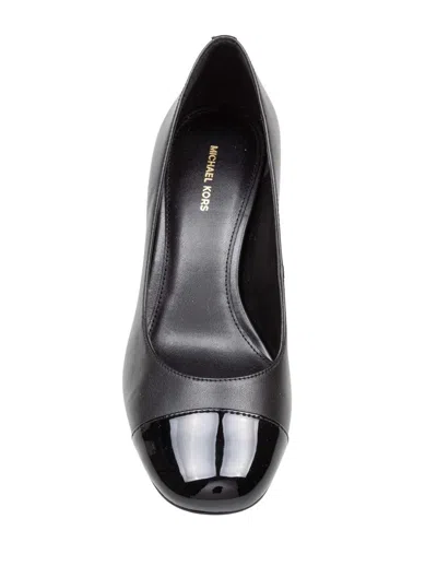Michael Kors Leather Pumps In Black
