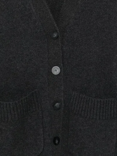 Joseph Patch-pocket Buttoned Cardigan In Gray