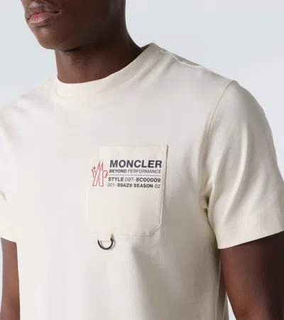 Moncler Grenoble Round Neck T-shirt In White