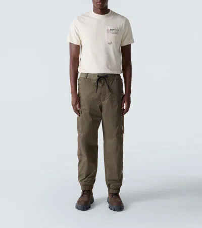 Moncler Grenoble Round Neck T-shirt In White