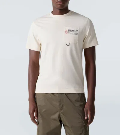 Moncler Grenoble Round Neck T-shirt In White