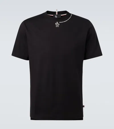 Moncler T-shirt Con Logo In Black