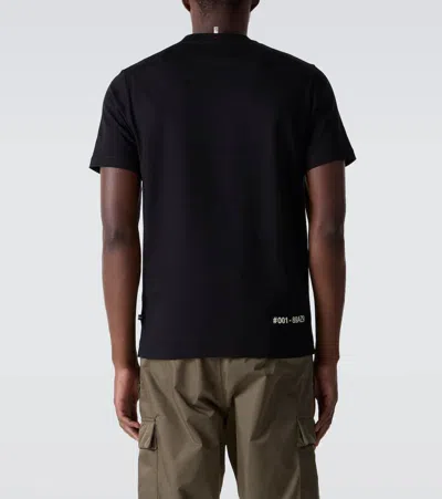 Moncler T-shirt Con Logo In Black