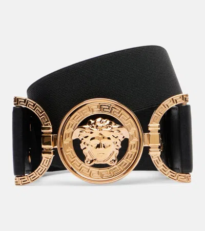 Versace Gürtel Medusa '95 Mit Leder In Black