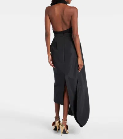 Givenchy Maxirock Aus Taft In Black