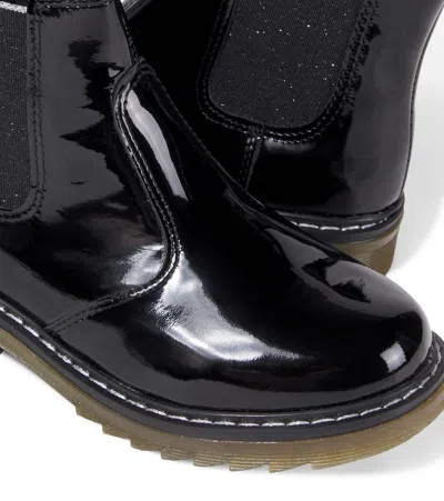 Pom D'api Chelsea Boots Sid Jodzip Aus Lackleder In Black