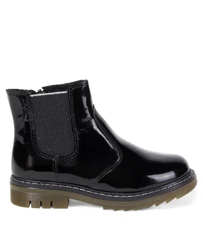 Pom D'api Chelsea Boots Sid Jodzip Aus Lackleder In Black