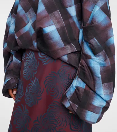 Dries Van Noten Geometric-pattern Long-sleeve Sweatshirt In Multi