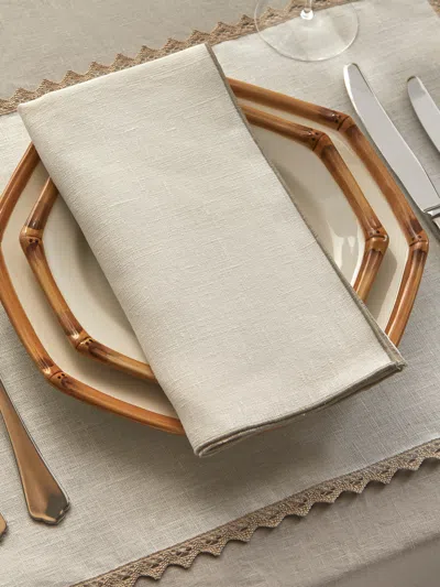 Borgo Delle Tovaglie Filo Linen Extra Large Napkins (set Of 4)