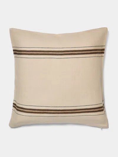 Libeco Vourkari Belgian Linen Cushion (25in/63cm)