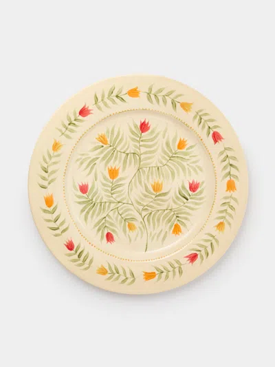 Rosanna Corfe Tulips Hand-painted Ceramic Round Platter