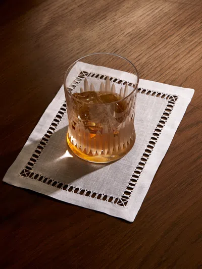 Los Encajeros Tokyo Linen Cocktail Napkins (set Of 6)