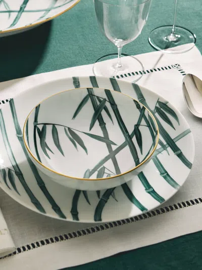 Marie Daage Jardin D'arashiyama Hand-painted Porcelain Deep Bowl