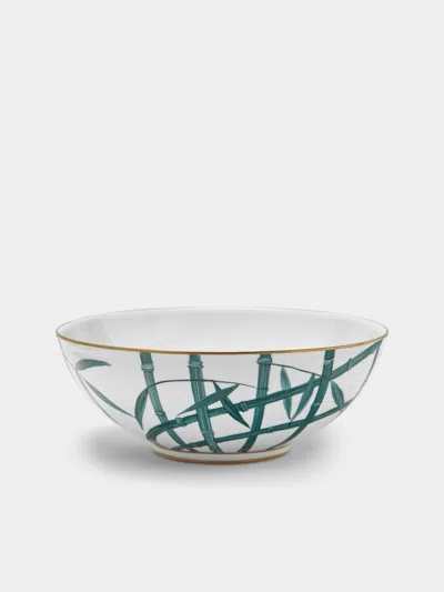 Marie Daage Jardin D'arashiyama Hand-painted Porcelain Salad Bowl