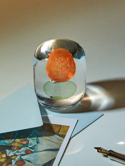 Gather Hand-blown Glass Paperweight