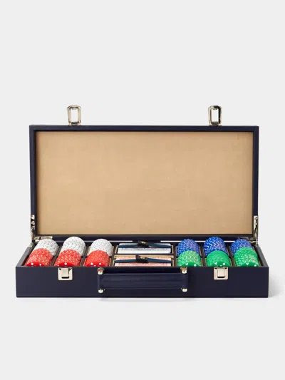 Noble Macmillan Leather Poker Set