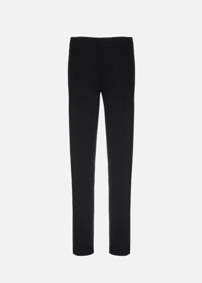 Malo Pantalone In Cashmere In Black
