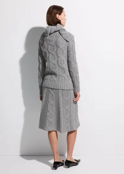 Malo Gonna In Cashmere In Gray