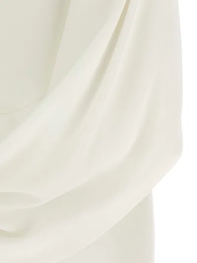 Alberta Ferretti Women Cape Top In Neutral
