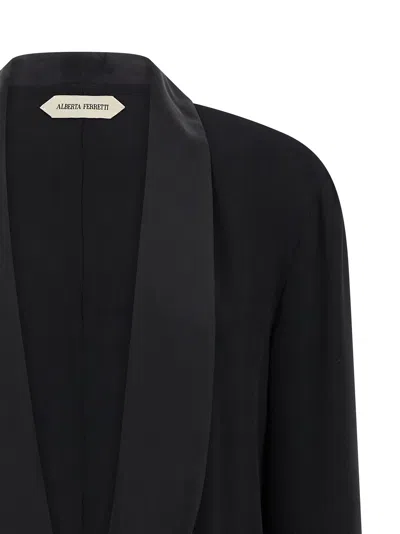 Alberta Ferretti Women Georgette Blazer In Blue