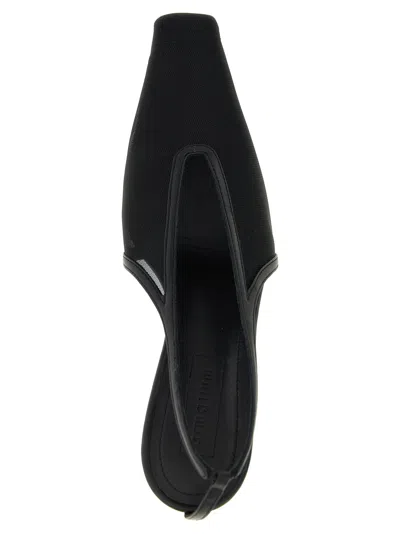 Armarium 75mm Evelina Mesh Slingback Pumps In Animal Print