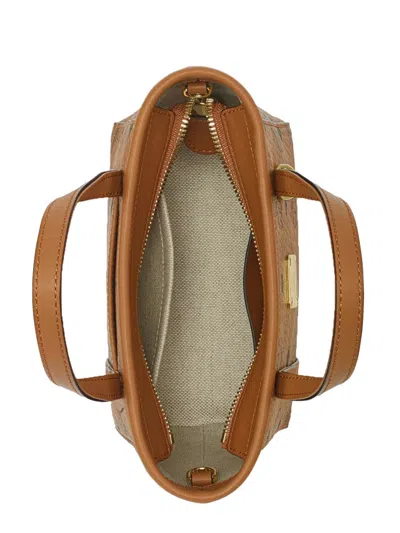 Mcm Toni Visetos Leather Shopper Shoulder Bag