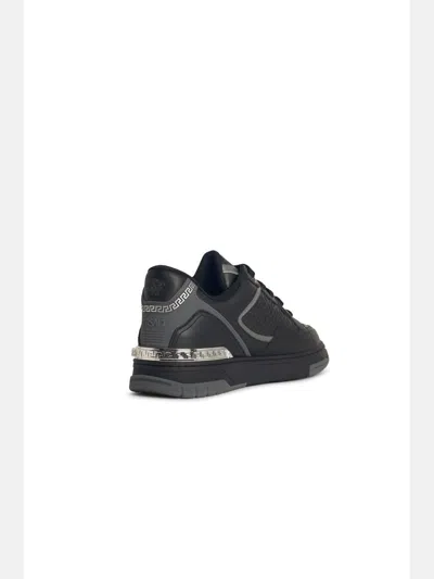 Versace Biggie Basket Sneakers In Black