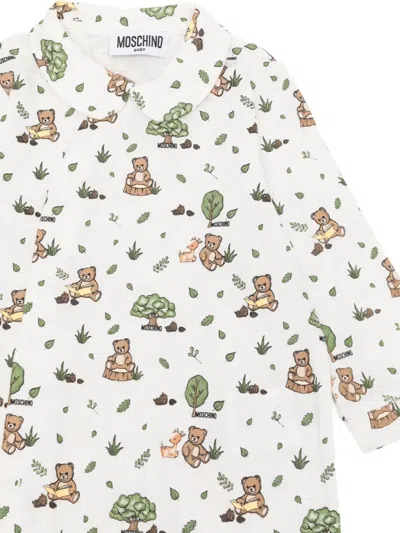 Moschino Teddy-print Pajamas (set Of Two) In Multi