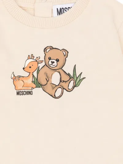 Moschino Teddy-print Pajamas (set Of Two) In Multi