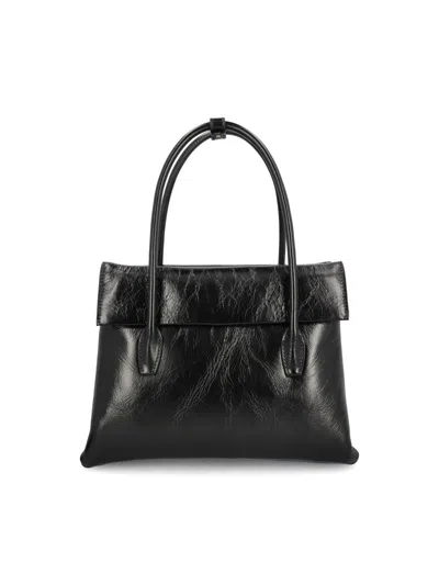 Miu Miu Solitaire Bag In Shiny Leather In Black