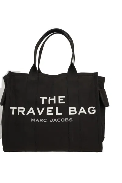 Marc Jacobs The Travel Tote Tote In Black Cotton In Black