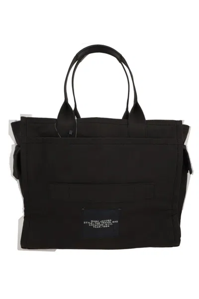 Marc Jacobs The Travel Tote Tote In Black Cotton In Black