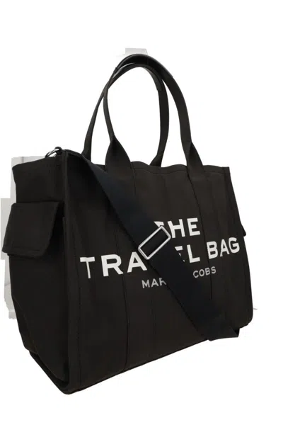 Marc Jacobs The Travel Tote Tote In Black Cotton In Black