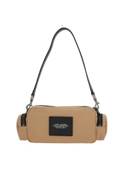 Marc Jacobs Borsa A Tracolla The Cargo Canvas Camel In Nude