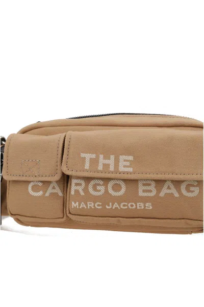 Marc Jacobs Borsa A Tracolla The Cargo Canvas Camel In Nude