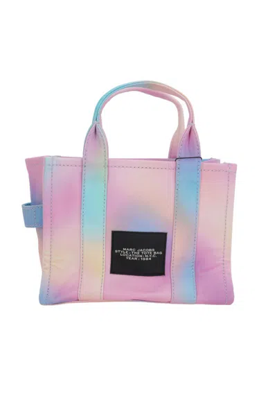 Marc Jacobs Small Tote Bag "the Airbrush Canvas" In Multi
