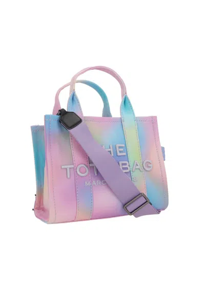 Marc Jacobs Small Tote Bag "the Airbrush Canvas" In Multi
