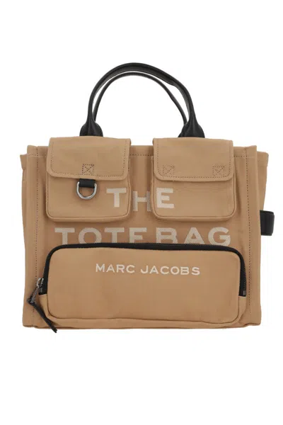 Marc Jacobs Medium Cargo Tote Bag Canvas In Nude