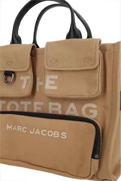 Marc Jacobs Medium Cargo Tote Bag Canvas In Nude
