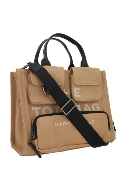 Marc Jacobs Medium Cargo Tote Bag Canvas In Nude