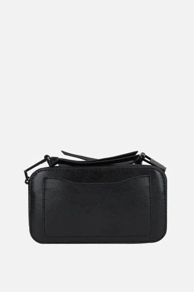 Marc Jacobs Snapshot Leather Wallet In Black