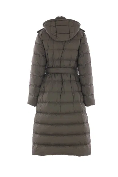 Burberry Coats In Gray