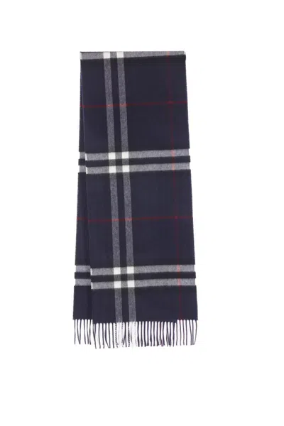 Burberry Scarfs In Blue