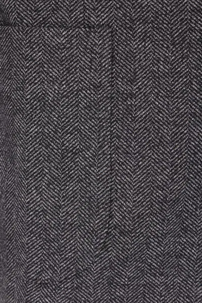 Dolce & Gabbana Single-breasted Herringbone Blazer In Gray
