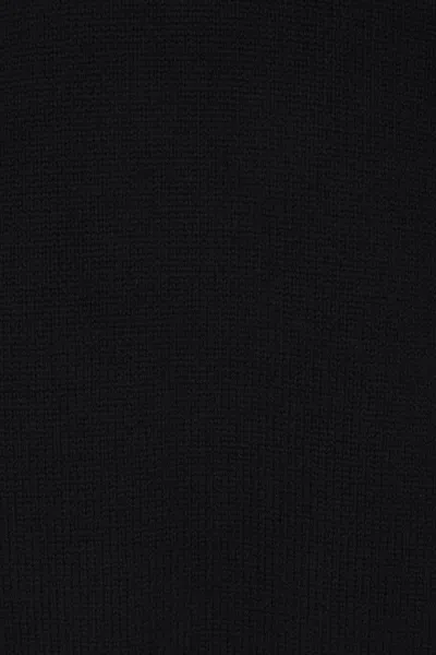 Dolce & Gabbana V-neck Embroidered Sweater In Black